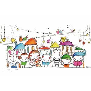 Ilustración Amiguitos
