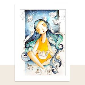 Ilustracion Barquitos de papel