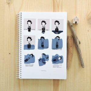Libreta ilustrada Un mar de lagrimas
