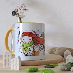 Taza Niña y gatito